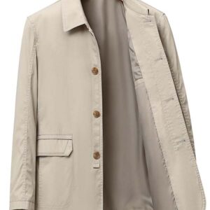 Men's Lightweight Casual Jacket Beige