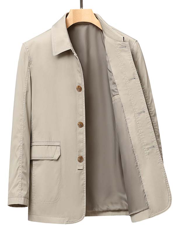 Men's Lightweight Casual Jacket Beige