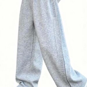 Kids' Gray Oversized Sweatpants