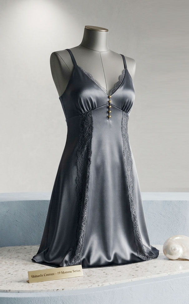 Satin sleep robe